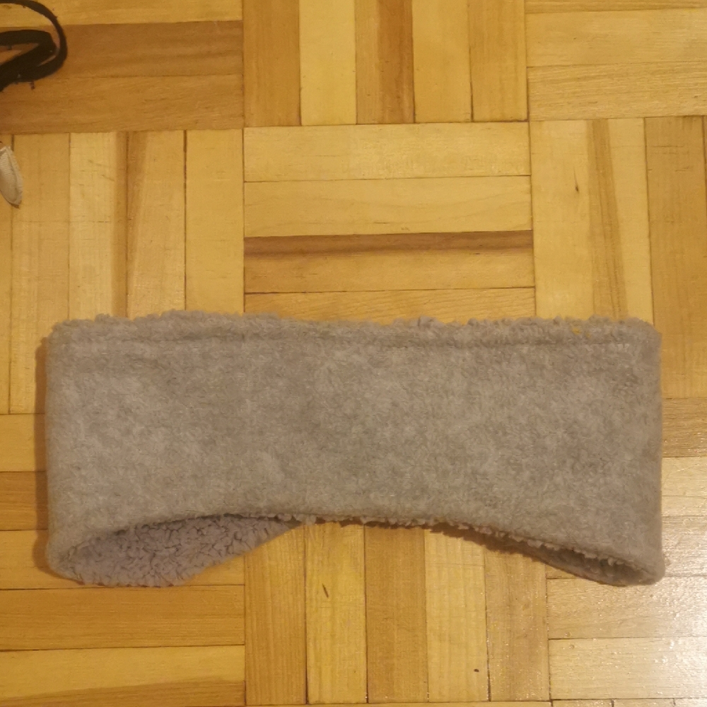 Grey Fleece Headband/Ear Warmer